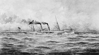 Blockade runner SS Banshee, 1863 (public domain)